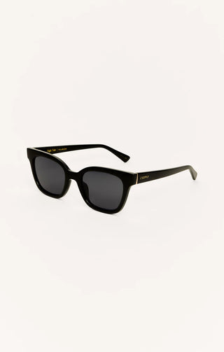 High Tide Polarized Sunglasses – Chic Polished Black & Grey