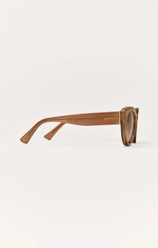 Golden Hour Taupe Polarized Sunglasses – Luxury UV Protection