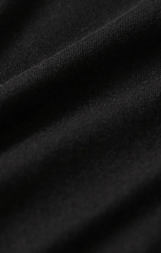 Close-up of black fabric texture