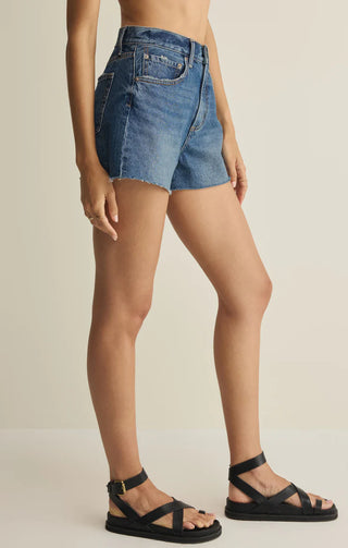Alex High Rise Denim Shorts - Pismo
