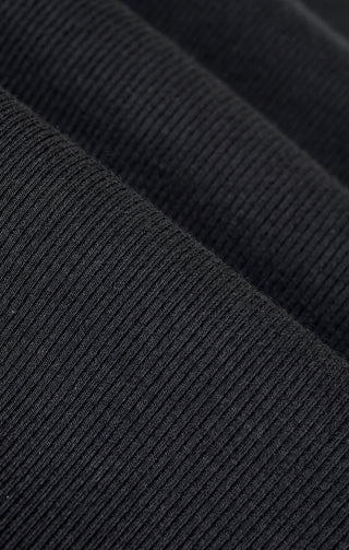 Close-up of black textured fabric