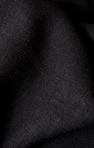 Close-up of black fabric texture