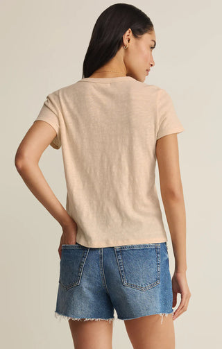 Junie Premium Slub Cotton Tee – Essential Women's Shirt