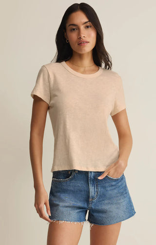 Junie Premium Slub Cotton Tee – Essential Women's Shirt