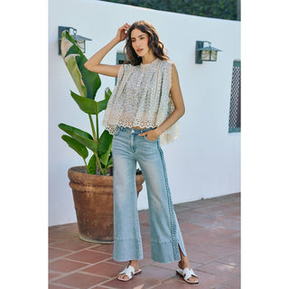 The Meadow Letter Floral Button-Down