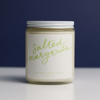 Salted Margarita | Lime, Sea Salt & Agave Candle | 8 oz