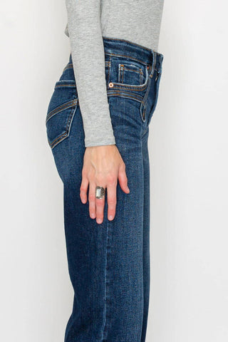 Ava High Rise Straight Jeans