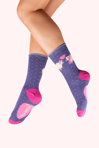Women's Ankle Socks - Love-ly Sheep