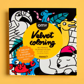 Velvet Animal Coloring Book