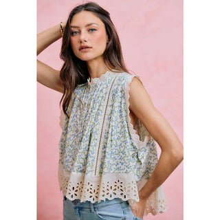 The Meadow Letter Floral Button-Down