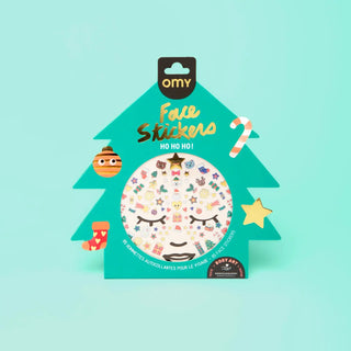 Ho Ho Ho Face Stickers