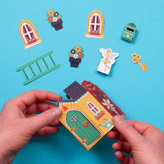 kids papercraft create your own fairy door.  Clockwork Soldier