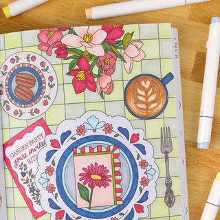 Garden Avenue Coloring Book