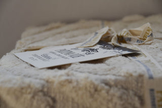 Ivory Tufted Macrame Throw Blanket – Boho Cozy Home Accent