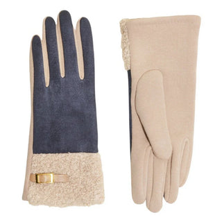 Audrey Faux Suede Gloves