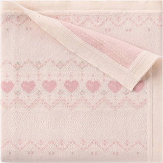 Heart Fairisle Baby Blanket