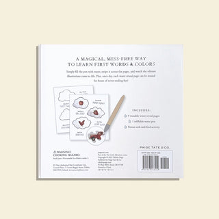 Wishy Washy Reusable Water Reveal Activity Book